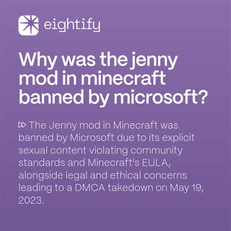 jenny mod|is jenny mod banned.